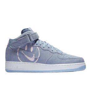 Nike Men's Air Force 1 Mid Have a Nike Day Indigo Fog Blue Sneakers, Size 7